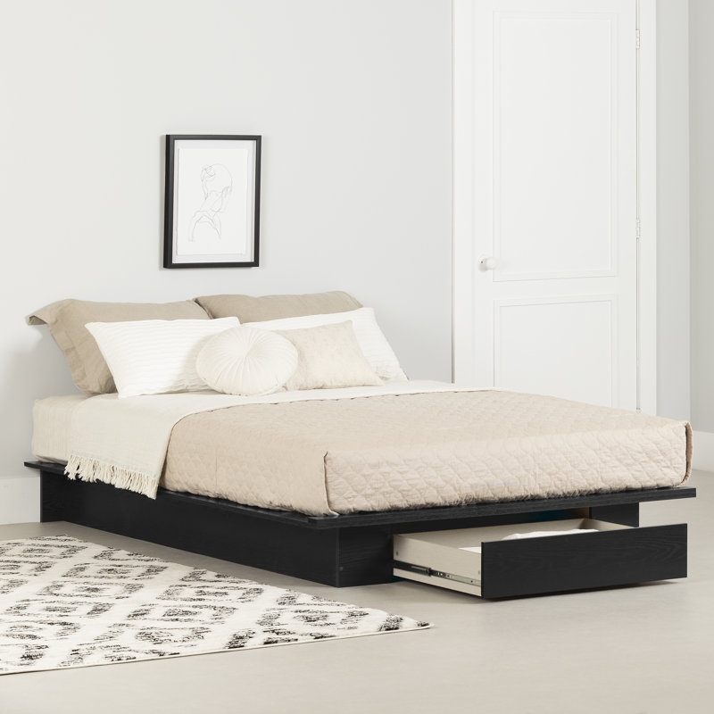 Primo Full Platform Bed With Drawer