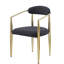 Ensemble de 2 chaises de salle à manger Woker, chaises de salle à manger de style moderne Mid-Century, chaises de salle à manger Sherpa