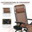 Ensemble de 2 chaises berçantes d'extérieur, chaise berçante inclinable et inclinable
