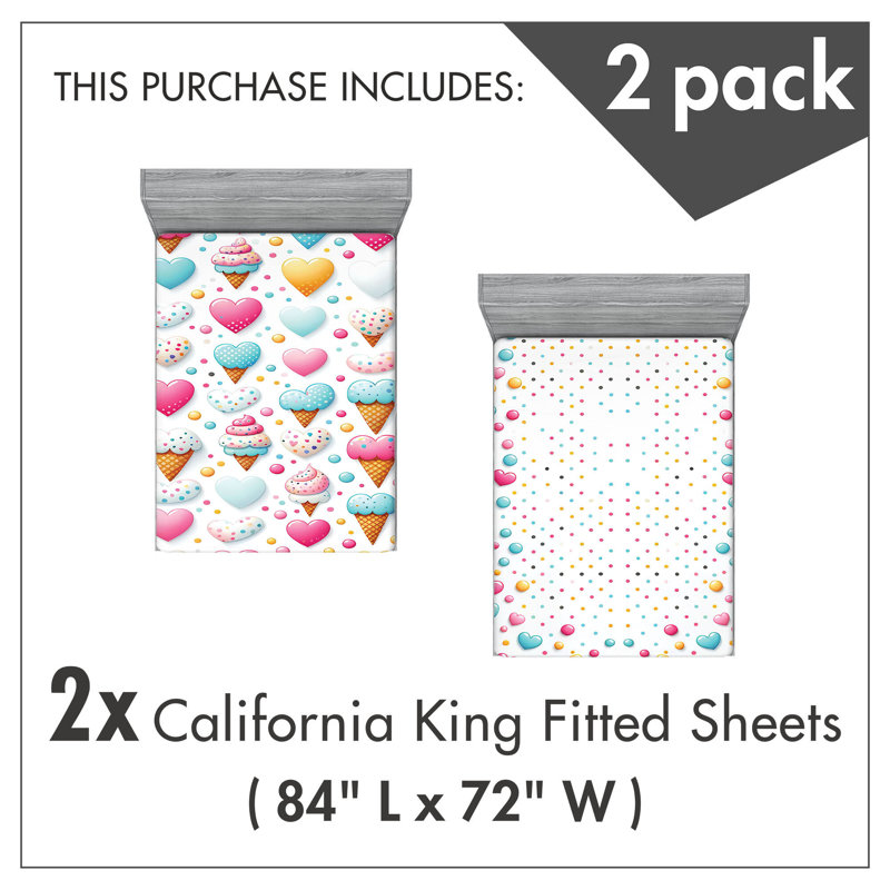 Microfiber Fitted Sheet, California King Fitted Sheet