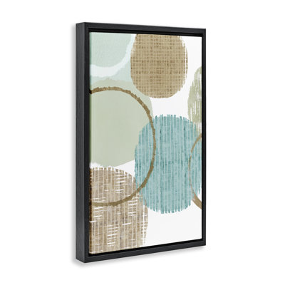 Good Times Ahead Shapes Floater Canvas by Flora Kouta