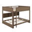 Lit superposé avec armoires de rangement et ports USB-174271854