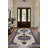 Lila Collection Digital Print Cotton-Polyester Navy Floral Rug-879707703