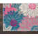 Carollee Floral Gray/Pink/Blue Area Rug