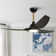 52" 3 - Blade Smart Ceiling Fan with 3CCT Dimmable LED Lights and Remote Control, Compatible with Alexa/Google