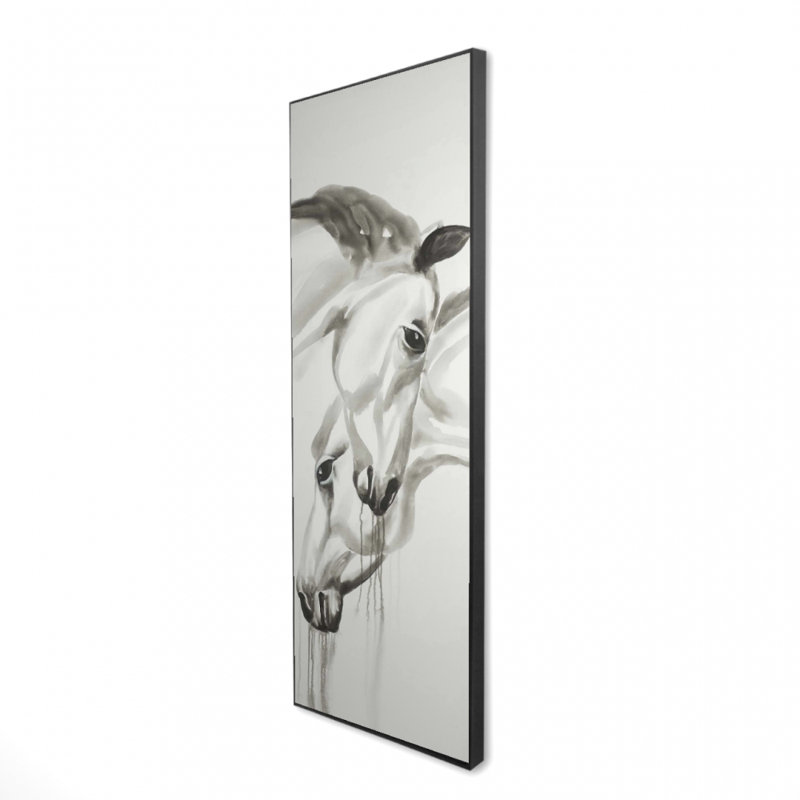 Inseparables - 20"x60" Framed canvas