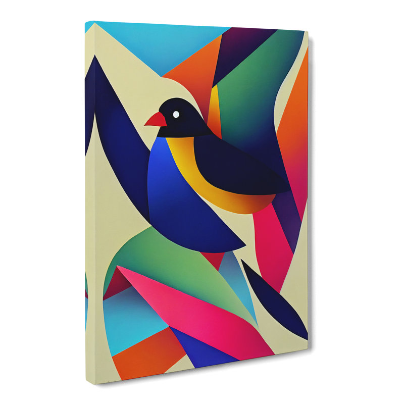 Simple Abstract Bird Vol.3 - Wrapped Canvas, 76cm H x 50cm W x 3cm D