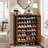 24 Pair Shoe Storage Cabinet with 2 Shutter Doors-668760906