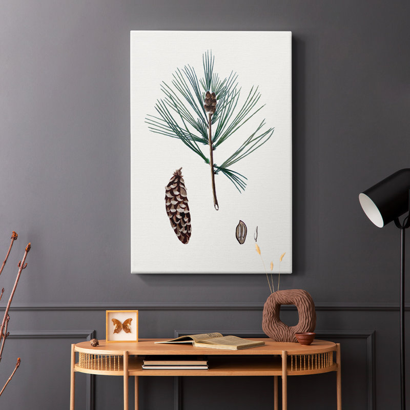Pin d'hiver rétro - Cavas enveloppés de galerie, H 60 po x l 40 po