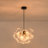 Brody 6 - Light Dimmable Swirled Glass Globe Sphere Chandelier-656191916