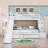 Janayiah Twin over Twin 4 Drawer Standard Bunk Bed with Built-in-Desk by Harriet Bee-1383425149