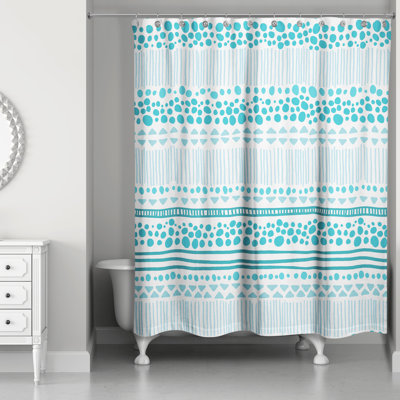 Tishkevich Abstract Shower Curtain