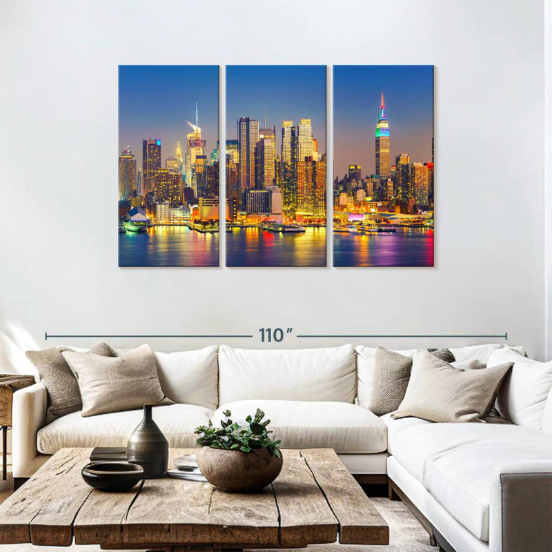 Lumières incandescentes Nicci Manhattan, H 48 po x l 74 po
