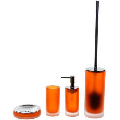 Ezrol Glass Bathroom Accessory Set