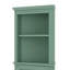 Armoire haute de rangement triangulaire avec 3 tiroirs et tablettes réglables-442081752