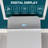 17.1" ADA Chair Height Smart Toilet with Bidet, Digital Display, Heated Seat, Warm Air Dryer, Adjustable Water Temp, Feminine Wash, Night Light