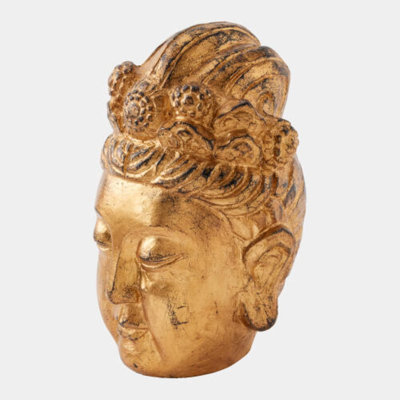 Asian Princess-Antique Gold 14"H x 9"W x 8"D Decorative Sculpture