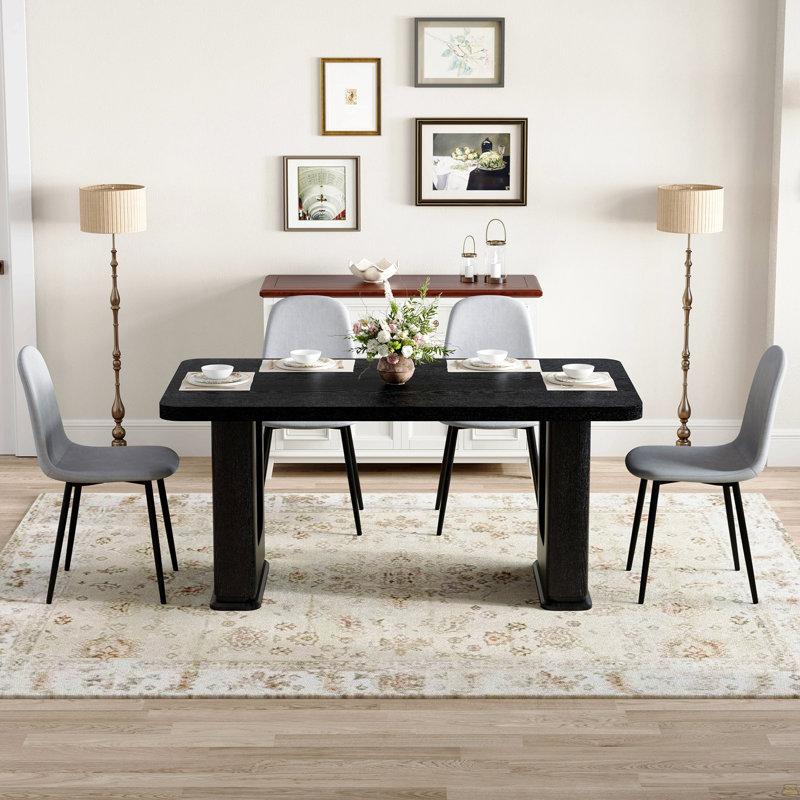 Ensemble de table et chaises, 5 pièces: table, 4 chaises