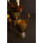  Decorative Metal Taper Holders with Planter Base Gold Finish 14" H, Set of 2