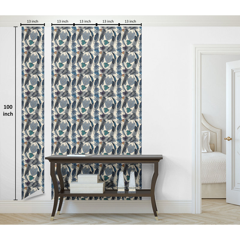 Rouleau de papier peint Ibtissem, L 100 po x l 13 po