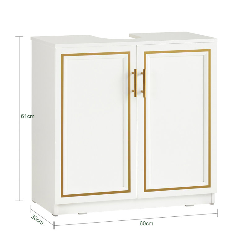 Dostalikova Floor Mounted Under Sink Cabinet