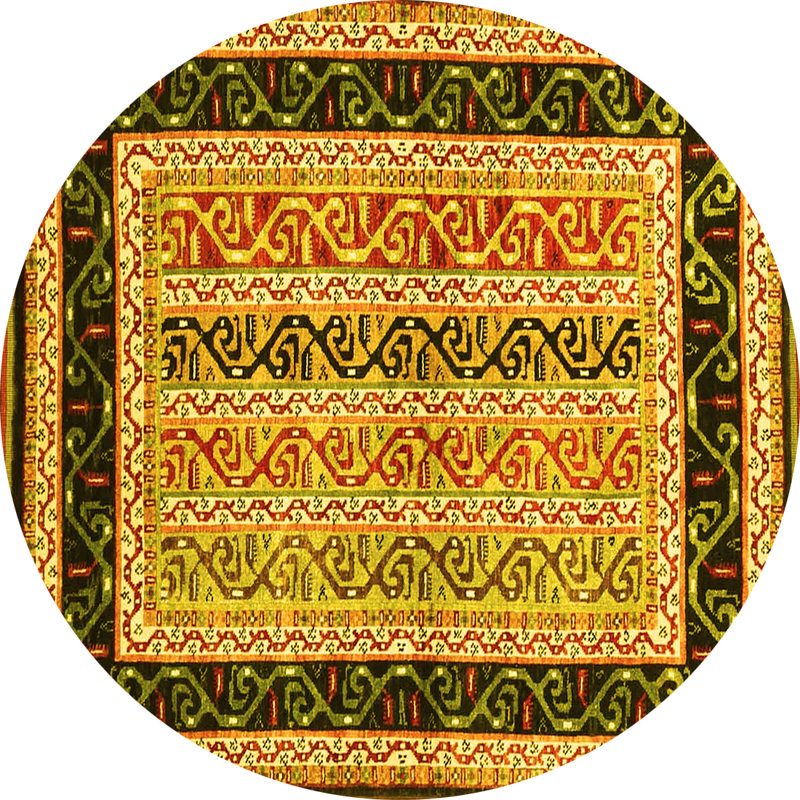 Performance Oriental Indoor Rug, Round 4'