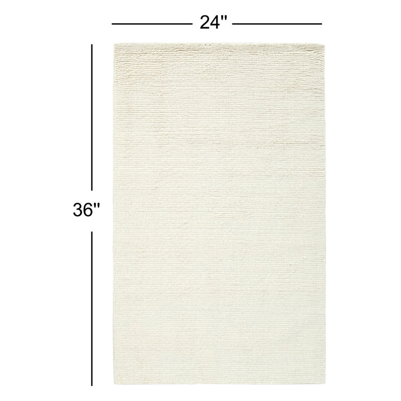 Danberry Hand Tufted Wool Indoor Rug, Rectangle 2' x 3'