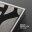 «Mid-Century Modern Brown Polygon Abstract Shapes», 2 pièces sur toile-99016014-99016015