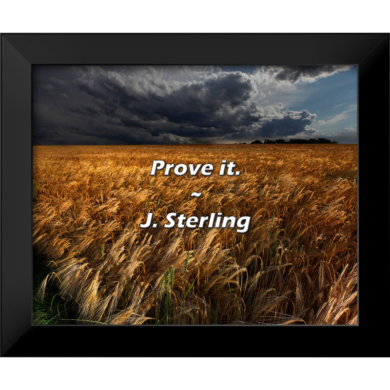 J. Sterling Citation: Prove it.
