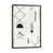 Toile encadrée de bois rustique foncé
