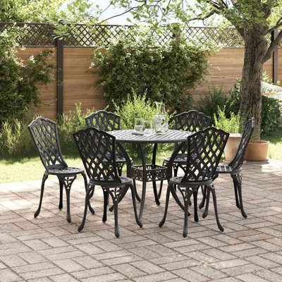 6 - Person Patio Dining Set Square Table