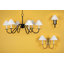 Schwarz 1 - Light Dimmable Candle Wall Light-1720961562
