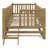 Daybed With Guardrail And Trundle-833772616