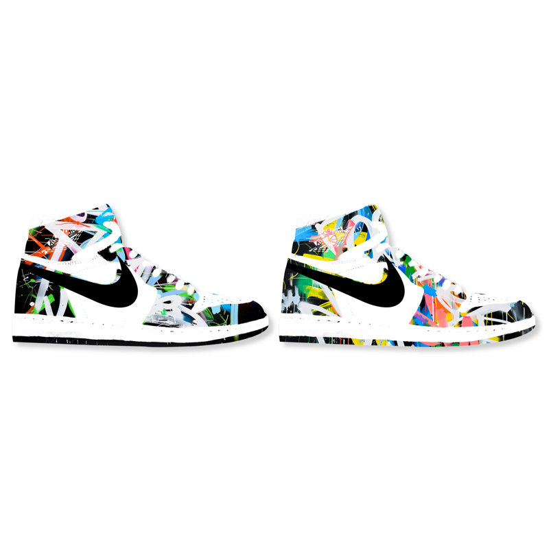 Art mural acrylique Notoriart Sneaker Shape, Sneaker urbain