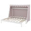 Lit maison avec lit gigogne, tente et tablette, lit bas avec éclairage, mobilier de chambre de jeu pour garçons et filles-130186216