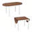 Space-Saving Convertible Drop-Leaf Dining Table