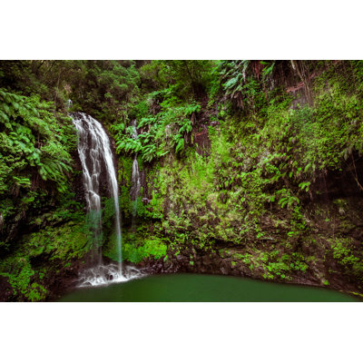 The Sacred Falls 1 Piece Wrapped Canvas Wall Art