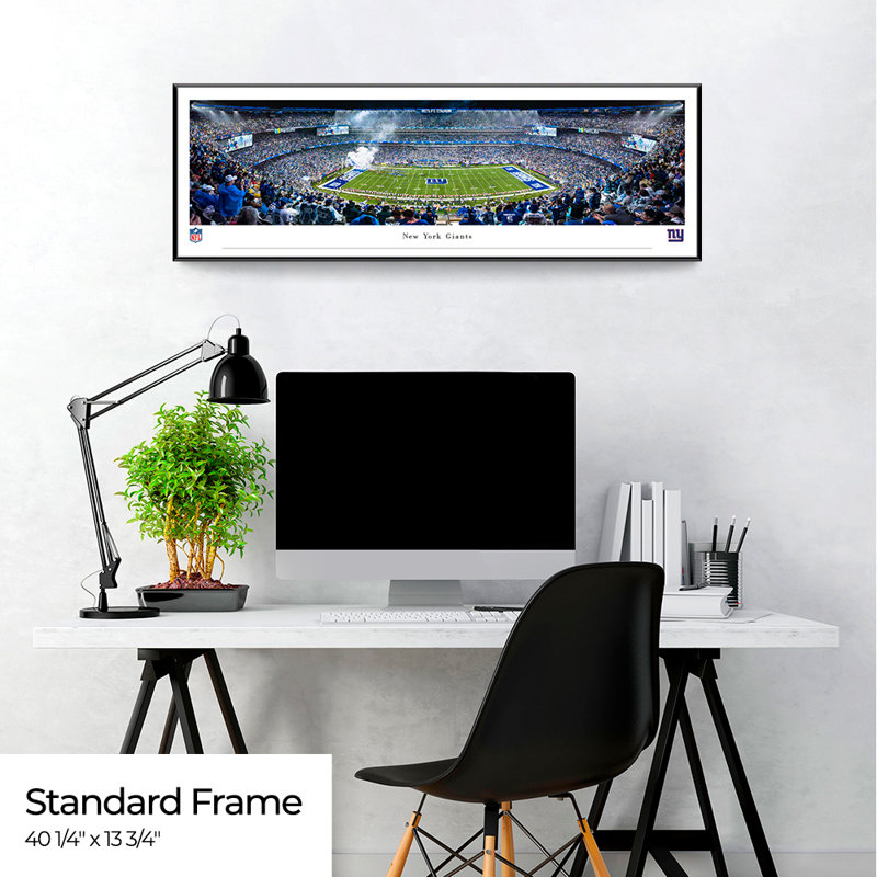 Giants de New York, H 15 po x l 41,5 po x P 0,88 po, Structure standard, Pas de tapis