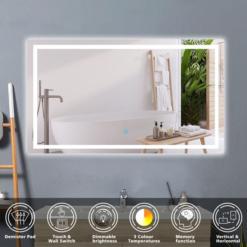 Barrucco Rectangle Mirror, 80cm x 100cm