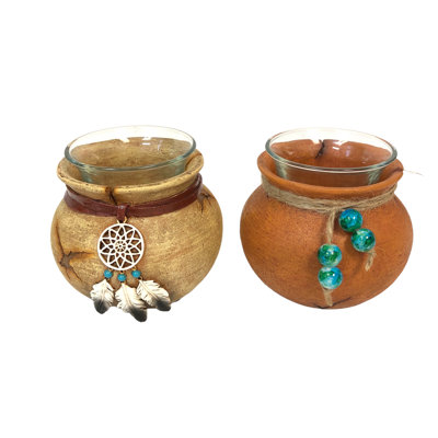 Ensemble de votives 2 pièces