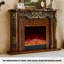 Foyer décoratif rétro en bois massif de style européen-2099007761