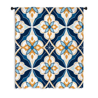 Zilan Sheer Curtain Single Panel