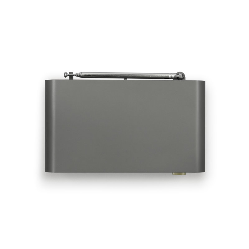 Tribute Decorative Radio with Bluetooth, Charcoal