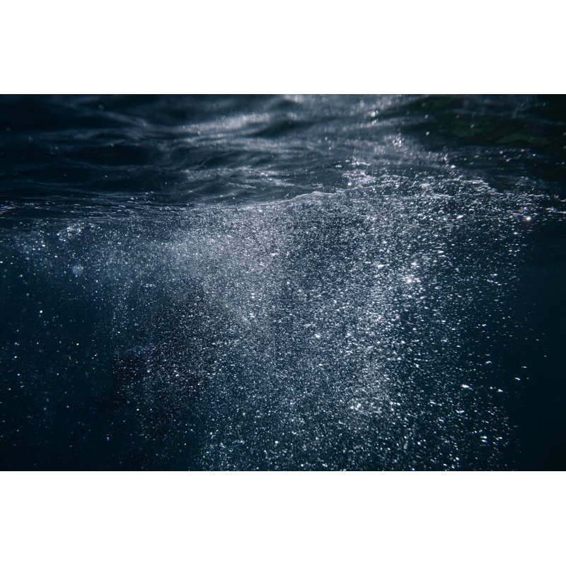 Underwater Bubbles by Subman - Wrapped Canvas Print, 20cm H x 30cm W