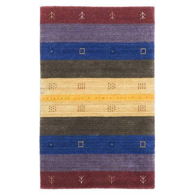 Kashkuli Gabbeh Multi Color Rug 2'11" x 4'8"