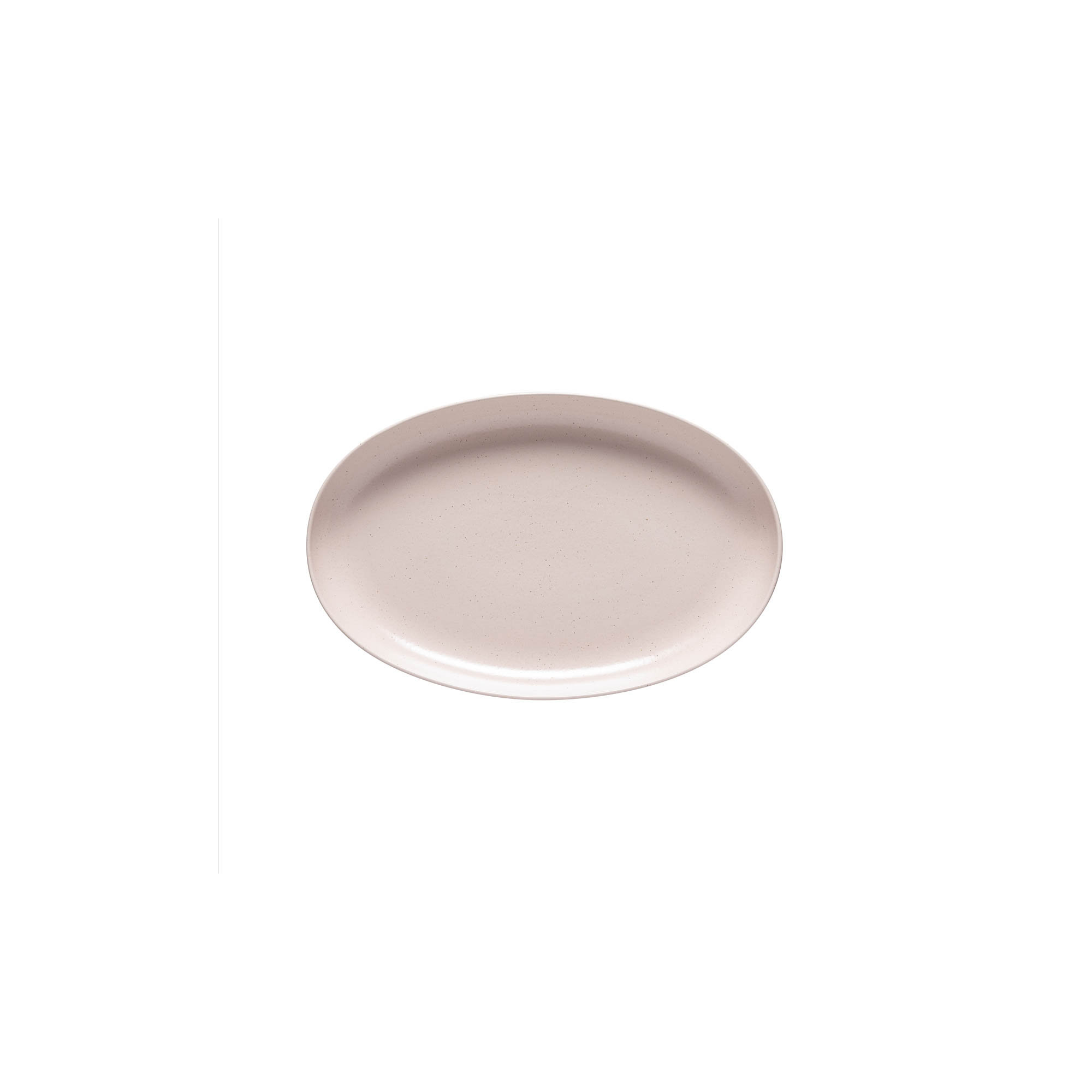 Casafina Pacifica Oval Platter, 1.77" H x 10.35" W x 16.06" L, Marshmallow