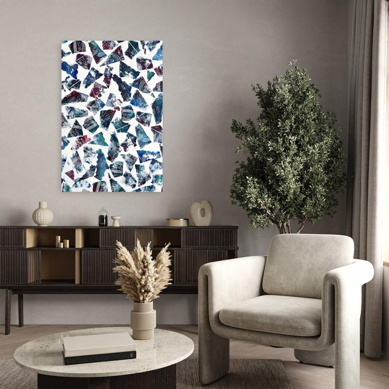 Contemporary Art Abstract Bold Elegant Wall Art by Angelo Cerantola - Wrapped Canvas Print, 91.44 cm H x 60.96 cm W