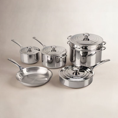 Le Creuset Stainless Steel 10-Piece Set