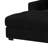 Ellerman 3PC Sectional Set With LHF Chaise In Steno Black-1490562175-1490562170
