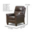 Fauteuil inclinable électrique 33 po de large-609637989-609637928